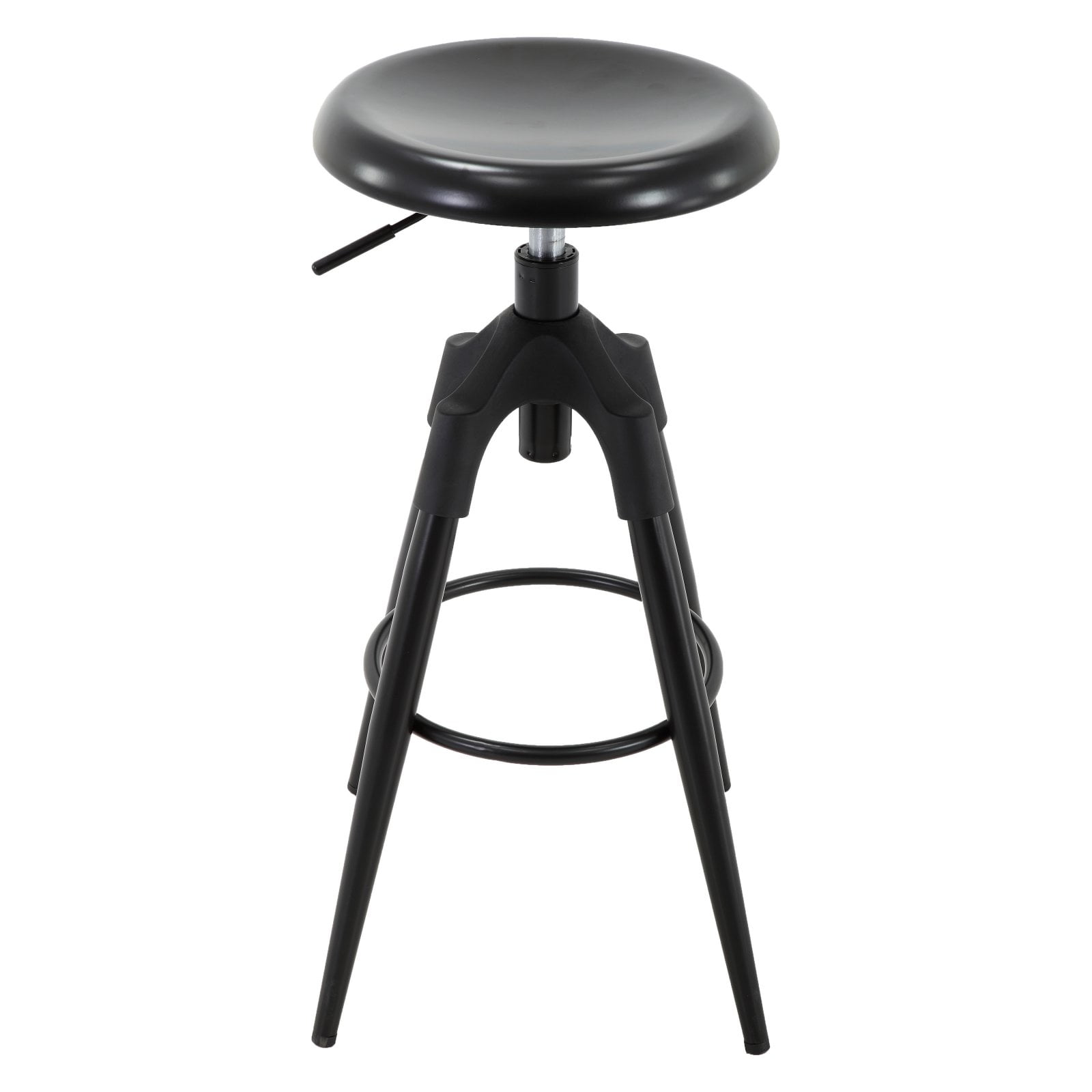 Brage Living Swivel Metal Backless Barstools Counter Height Bar Chair