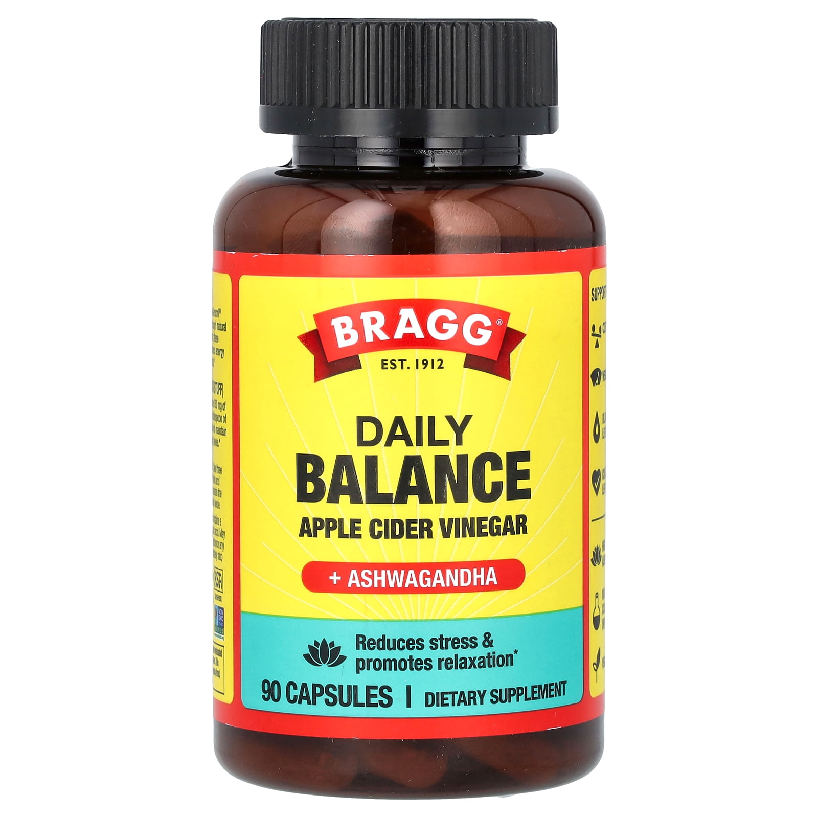 Bragg Daily Balance Apple Cider Vinegar 90 Capsules