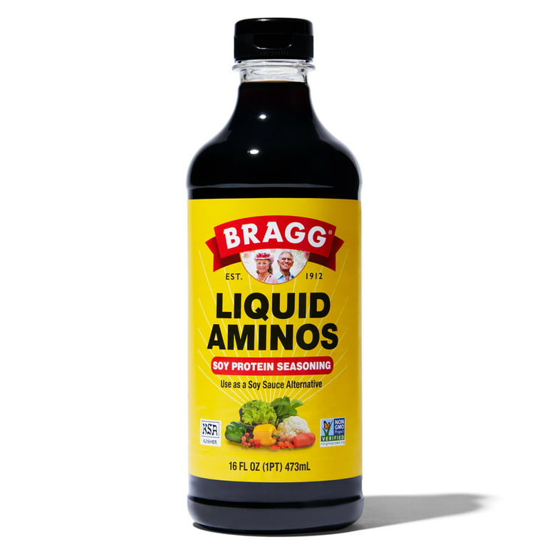 Bragg Gluten-Free Liquid Aminos Soy Protein Seasoning, 16 fl oz 