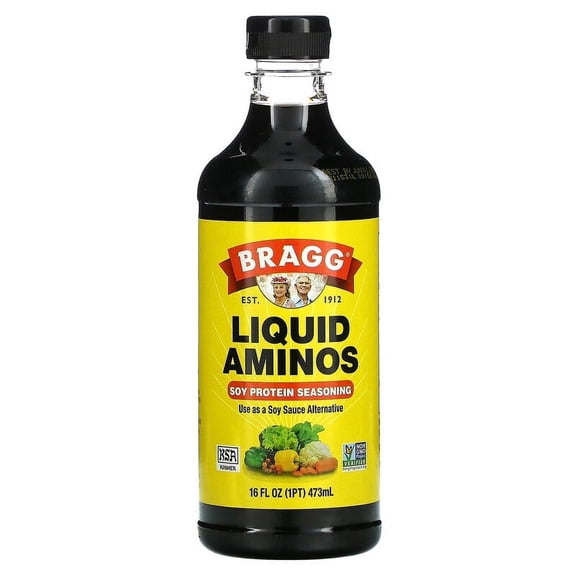 Bragg, Liquid Aminos, Soy Protein Seasoning, 16 fl oz Pack of 4