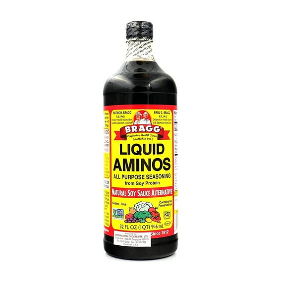 Bragg Liquid Aminos Soy Protein Seasoning 32 fl oz Pack of 4