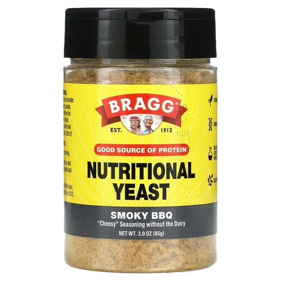 Nutritional Yeast, Smoky BBQ, 3 oz (85 g), Bragg