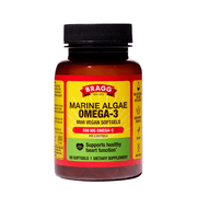 Bragg Vegan Omega-3 Supplement Capsules with DHA and EPA - 60 Vegan Softgels