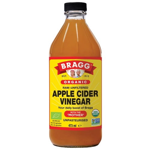 Bragg Organic Apple Cider Vinegar 473ml, British Import (Pack of 2)
