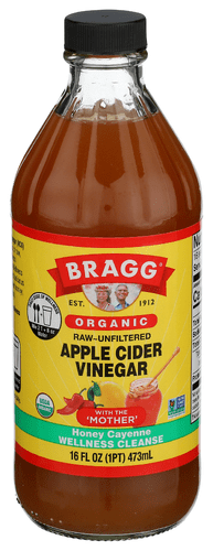 Bragg Organic Apple Cider Vinegar with Honey and Cayenne 16 fl oz (Pack of 6)