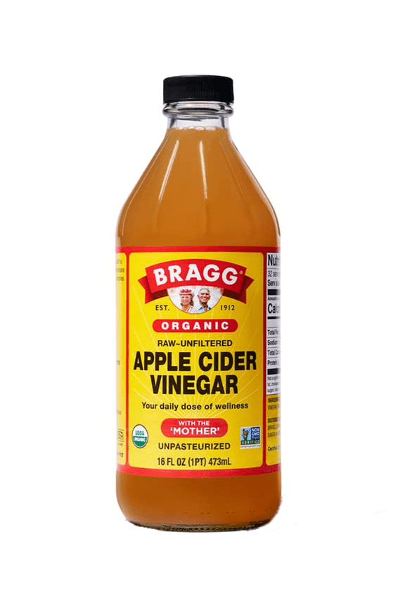 Organic Apple Cider Vinegar with The Mother, Raw and Unfiltered, 16 fl oz