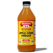 Bragg Organic Apple Cider Vinegar with the Mother, Raw and Unfiltered, 16 fl oz