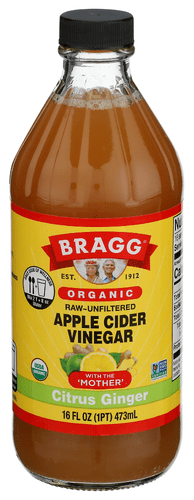 Bragg Organic Citrus Ginger Vinegar 16 oz (Pack of 6)