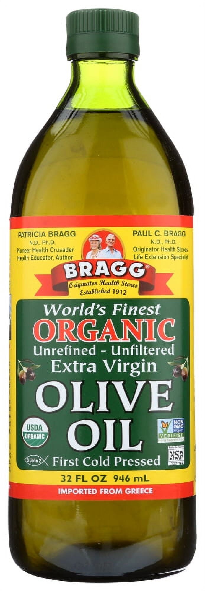 Bragg Organic Extra Virgin Olive Oil Made with Greek Koroneiki