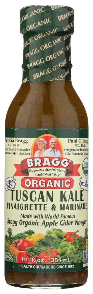 Bragg Organic Tuscan Kale Vinaigrette & Marinade, 12 Fl Oz