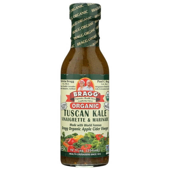 Bragg Organic Tuscan Kale Vinaigrette & Marinade, 12 Fl Oz