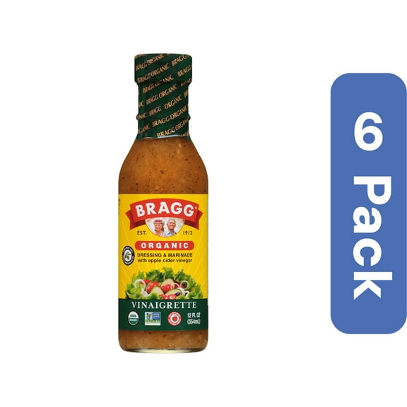 Bragg Organic Vinaigrette Dressing 12 oz (Pack Of 6)