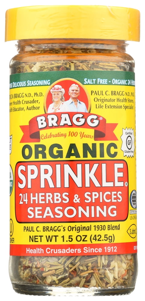 Bragg Seasoning Organic Bragg Sprinkle Natural Herbs And Spices, 1.5 Oz. 