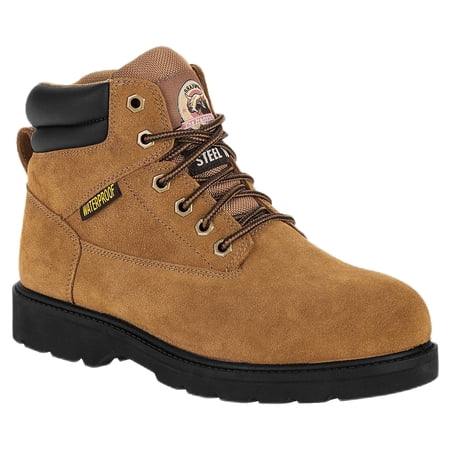 Brahma Men's Alpha Waterproof 6" Steel Toe Work Boots