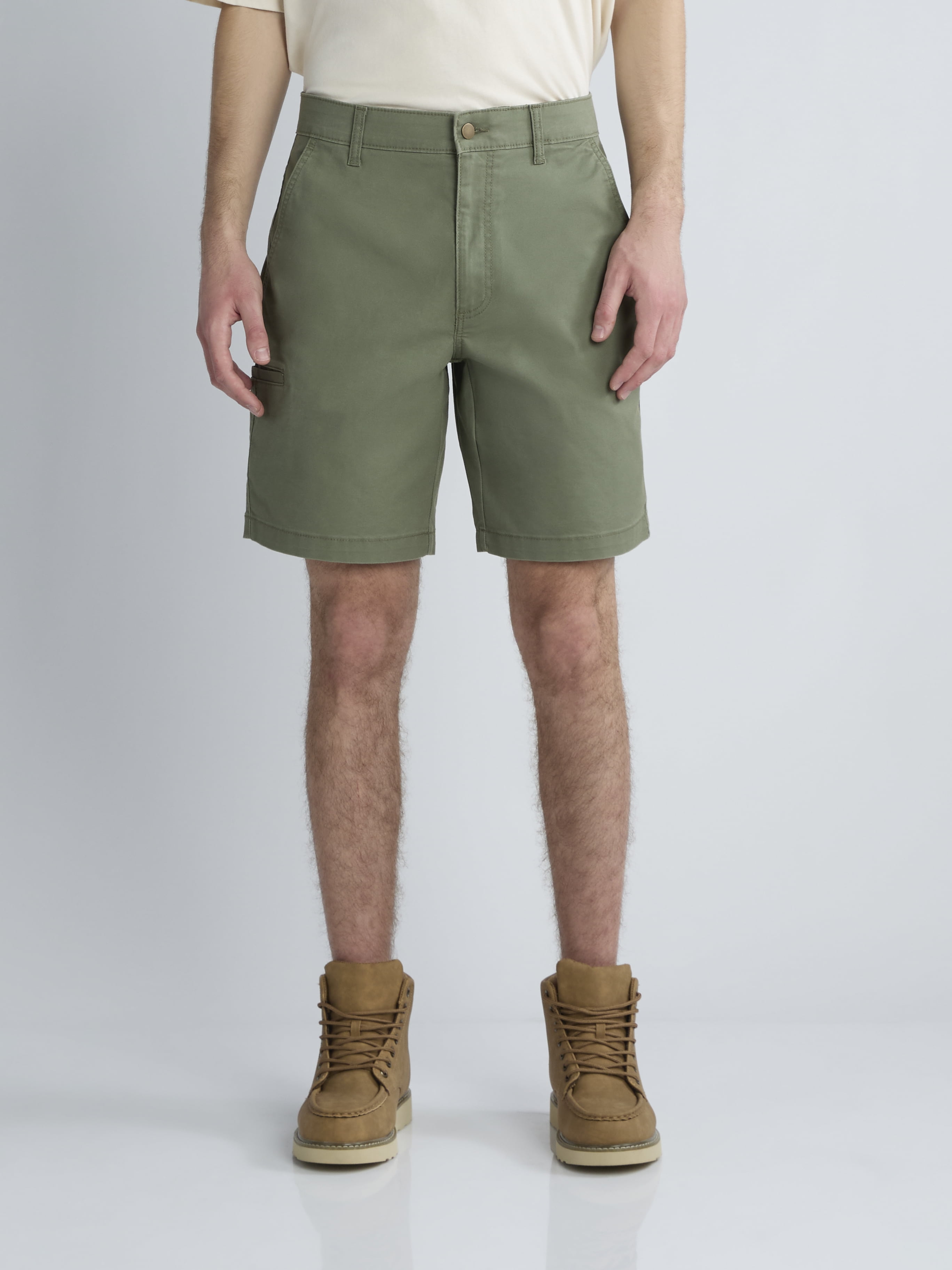 Brahma Men's Canvas Shorts 9-inch Inseam Durable Cotton Polyester