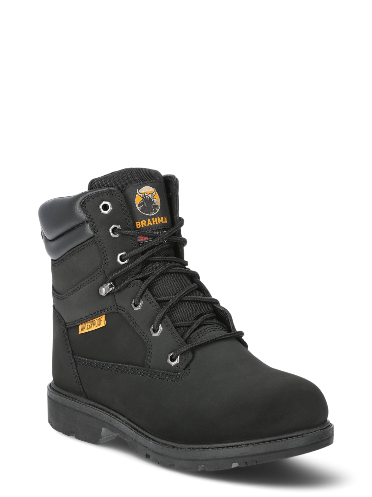 Free Shipping! Brahma Men's Waterproof Soft Toe Work Boots, Padded
