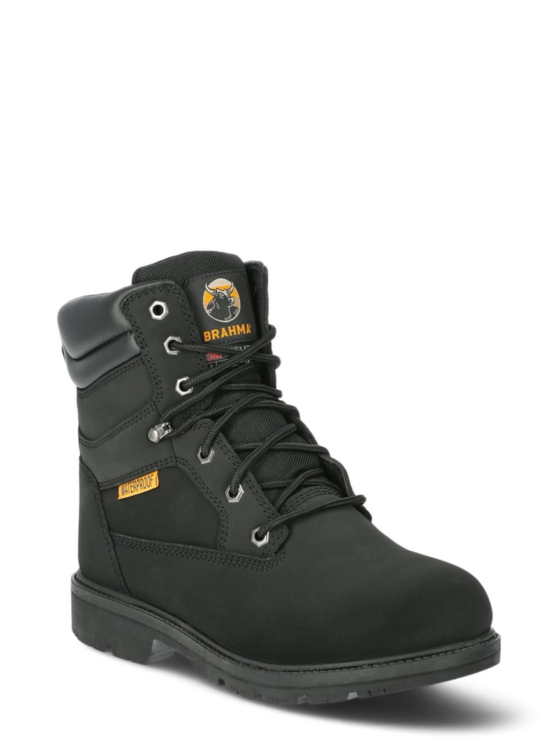 Free Shipping! Brahma Men's Waterproof Soft Toe Work Boots, Padded