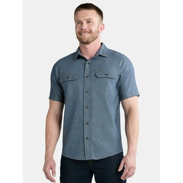 Brahma Men’s Denim Work Short Sleeve Shirt