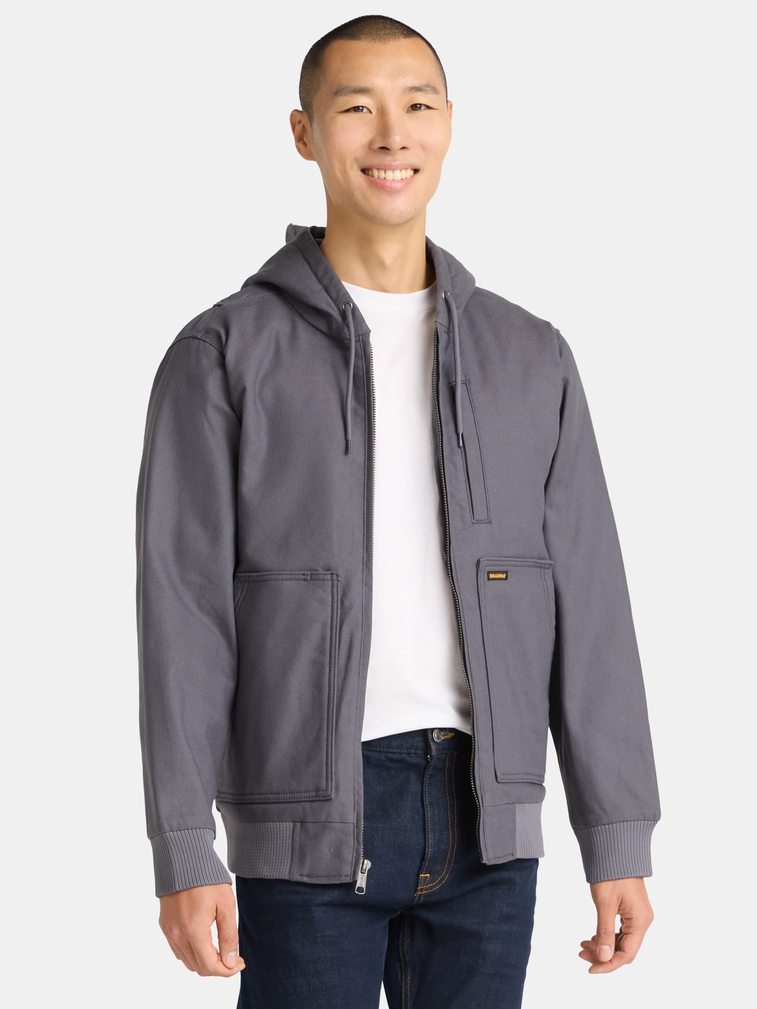 brahman ジャケット Brahma Men's and Big Men's Insulated Hooded Workwear Jacket