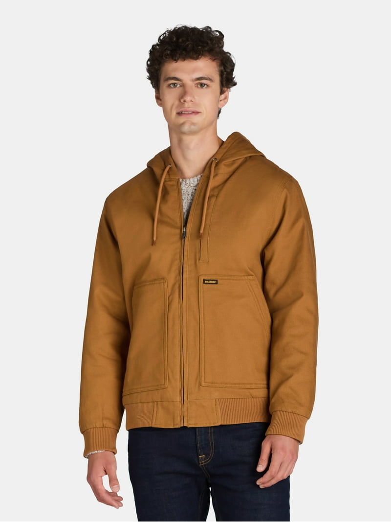 brahman ジャケット Brahma Men's Insulated Hooded Workwear Jacket, Sizes S-3XL