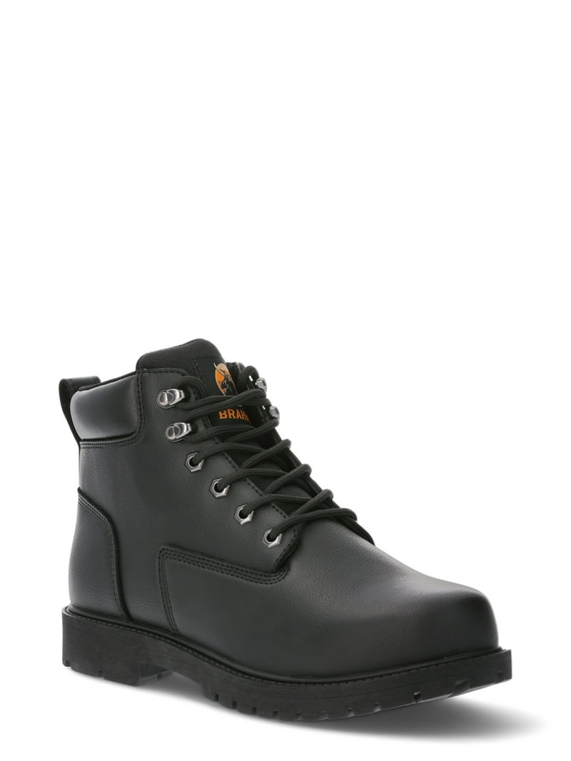 Brahma Men's Mass Soft Toe Work Boots with Rubber Outsole and Lace