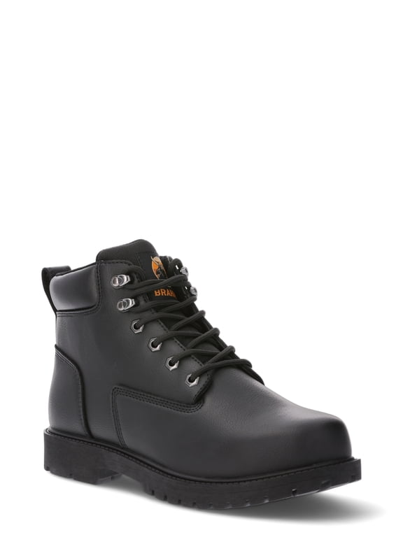 Men's Mass Soft Toe Work Boots, Black