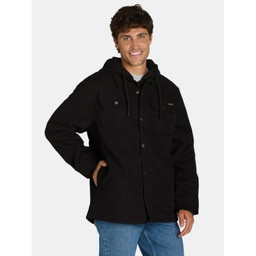 Brahma Men's Shirt Jacket with Hood, Sizes S-3XL