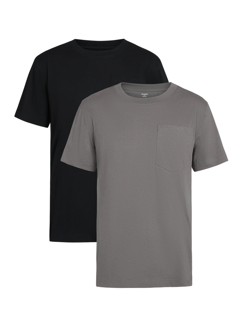 Brahma Men's Pocket T-Shirt Moisture-Wicking Short Sleeve Work