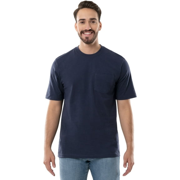 Brahma Men's Short Sleeve Workwear T-Shirt, Size S-4XLT (Men's, Big Men's, and Tall)