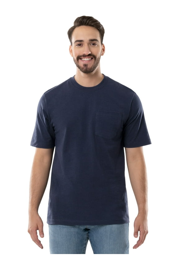 Men's Short Sleeve Workwear T-Shirt, Size S-4XLT (Men's, Big Men's, and Tall)