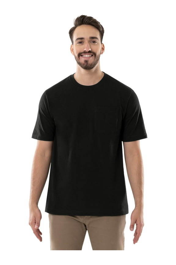 Men's Short Sleeve Workwear T-Shirt, Size S-4XLT (Men's, Big Men's, and Tall)