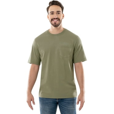 Brahma Men's Short Sleeve Workwear T-Shirt, Size S-4XLT (Men's, Big Men's, and Tall)