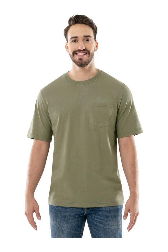 Men's Short Sleeve Workwear T-Shirt, Size S-4XLT (Men's, Big Men's, and Tall)