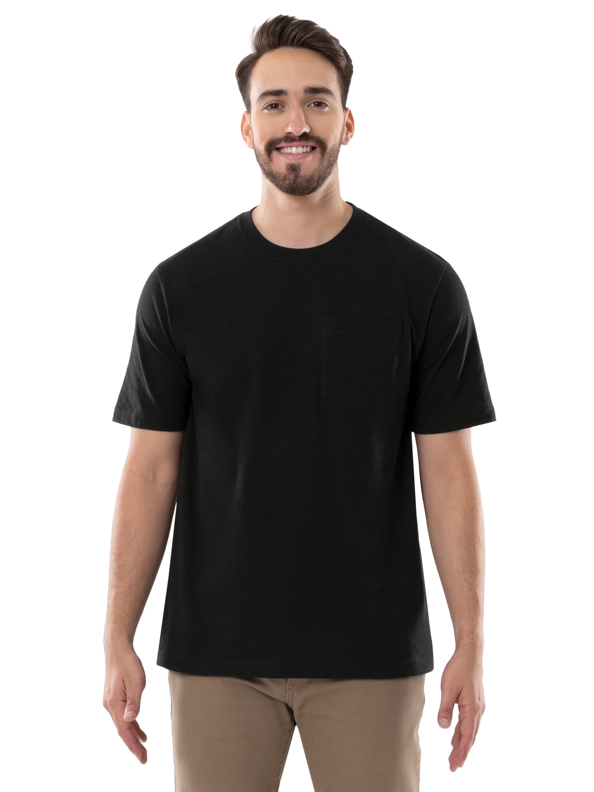 Brahma Men's Short Sleeve Workwear T-Shirt, Size S-4XLT (Men's, Big Men's, and Tall)