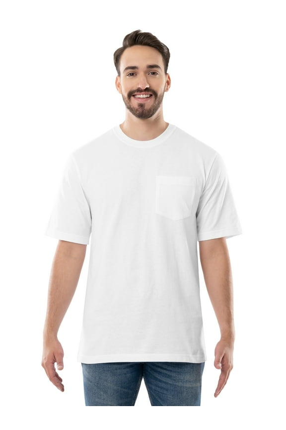 Men's Short Sleeve Workwear T-Shirt, Size S-4XLT (Men's, Big Men's, and Tall)