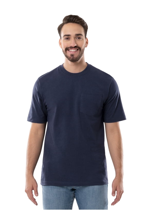 Men's Short Sleeve Workwear T-Shirt, Size S-4XLT (Men's, Big Men's, and Tall)