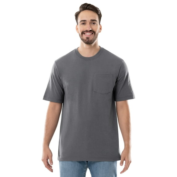 Brahma Men's Short Sleeve Workwear T-Shirt, Size S-4XLT (Men's, Big Men's, and Tall)