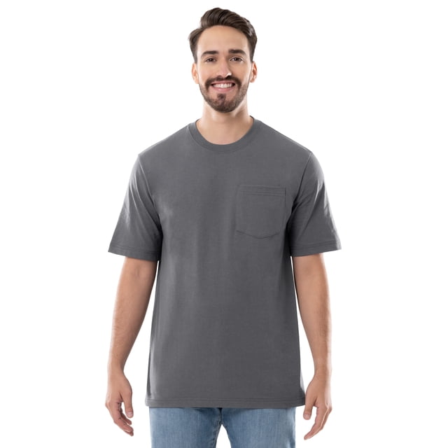 Brahma Men's Short Sleeve Workwear T-Shirt, Size S-4XLT (Men's, Big Men's, and Tall)