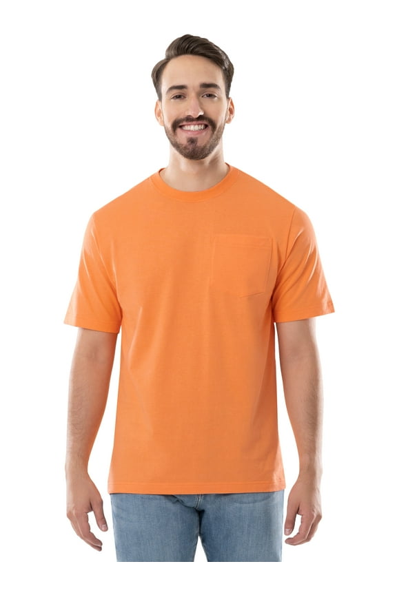 Men's Short Sleeve Workwear T-Shirt, Size S-4XLT (Men's, Big Men's, and Tall)