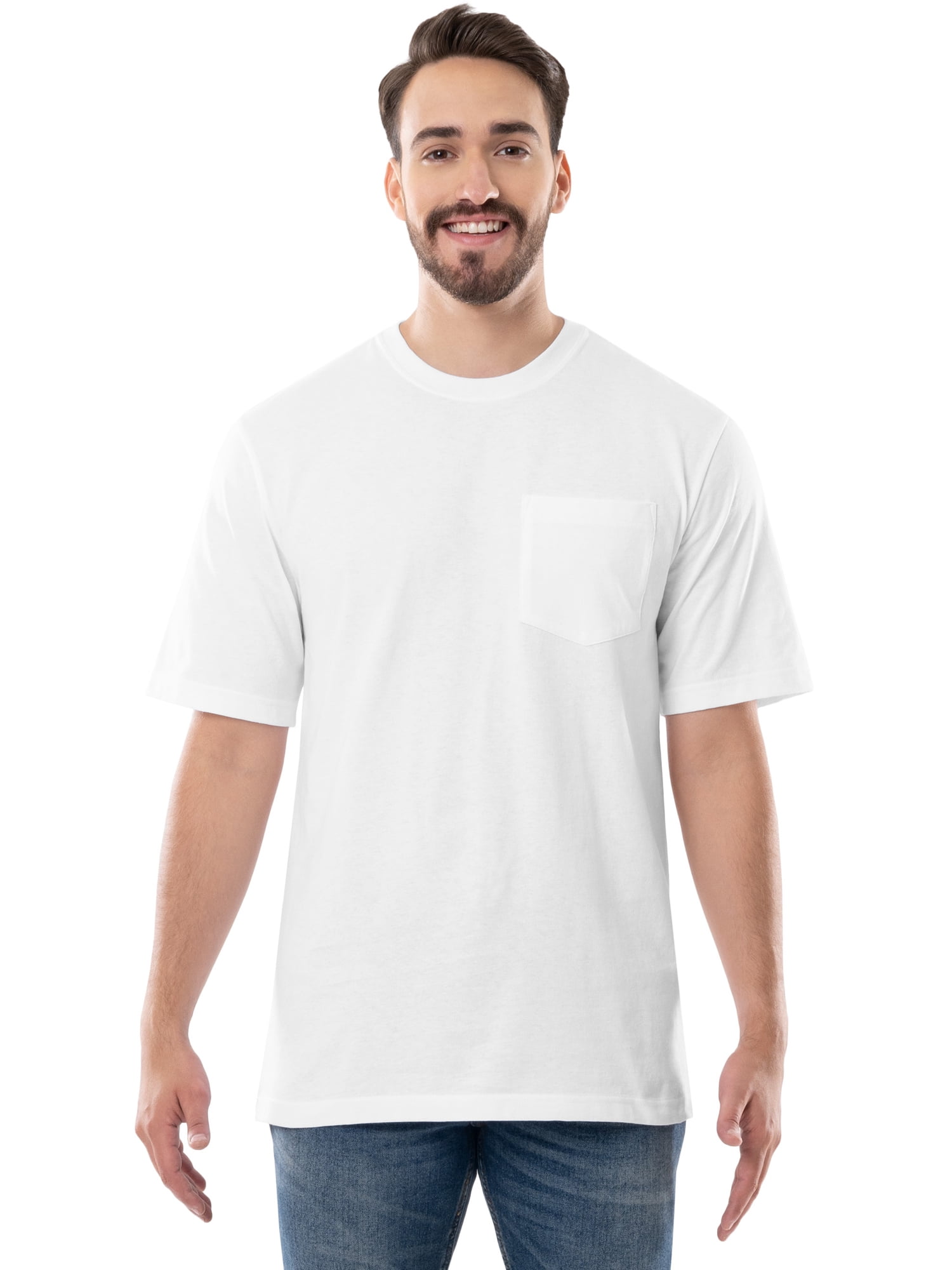 Brahma Men's Short Sleeve Work T-Shirt, 100% Cotton, Sizes S to