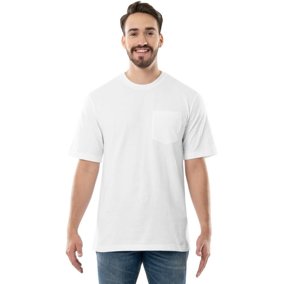 Brahma Men's Short Sleeve Workwear T-Shirt, Size S-4XLT (Men's, Big Men's, and Tall)