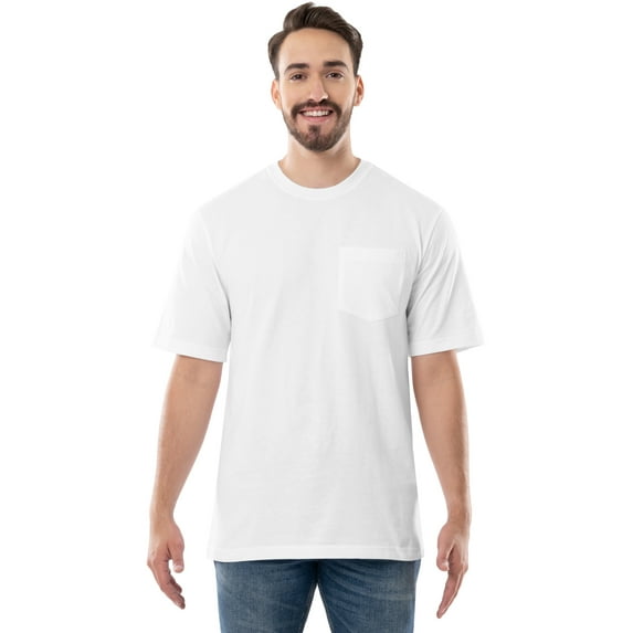 Brahma Men's Short Sleeve Workwear T-Shirt, Size S-4XLT (Men's, Big Men's, and Tall)