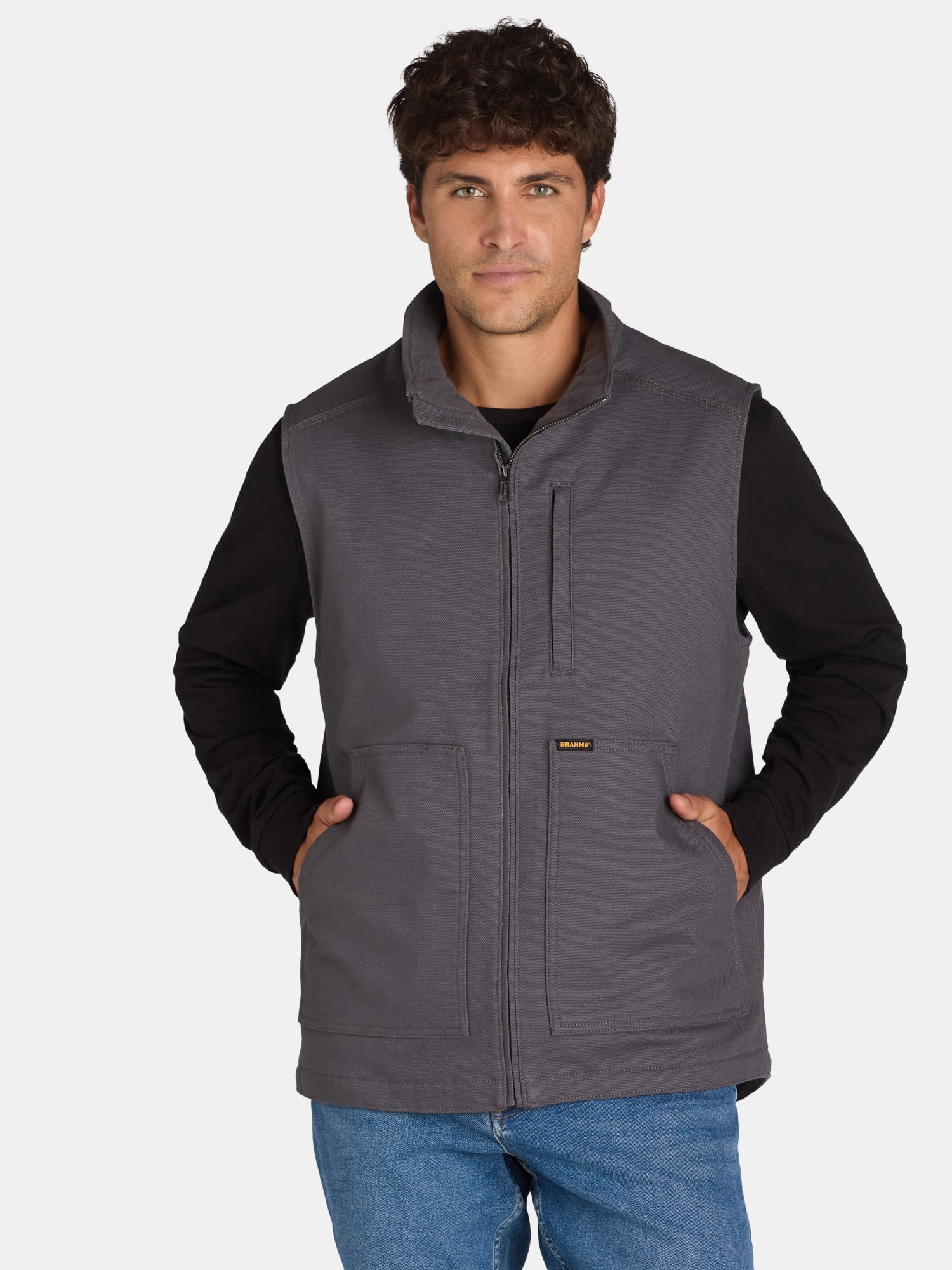 Brahma Men's Work Vest, Sizes S-3XL - Walmart.com