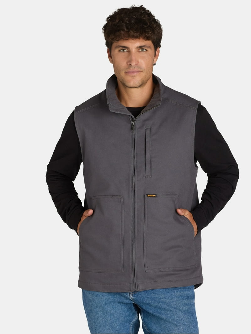 Brahma Work Vest - Canvas Material - Sizes S-3XL - Walmart.com