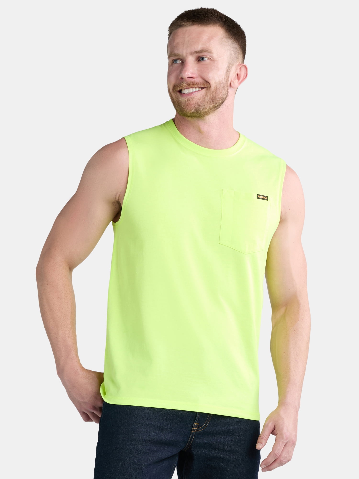 Brahma Men's & Big and Tall Men's Muscle Tee, Sizes S-3XL