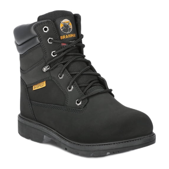 Brahma Mens Defender Waterproof 8" Soft Toe Work Boots