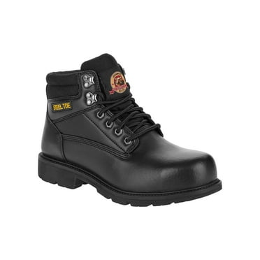 Brahma Mens Gus Wide Width 6" Steel Toe Work Boots
