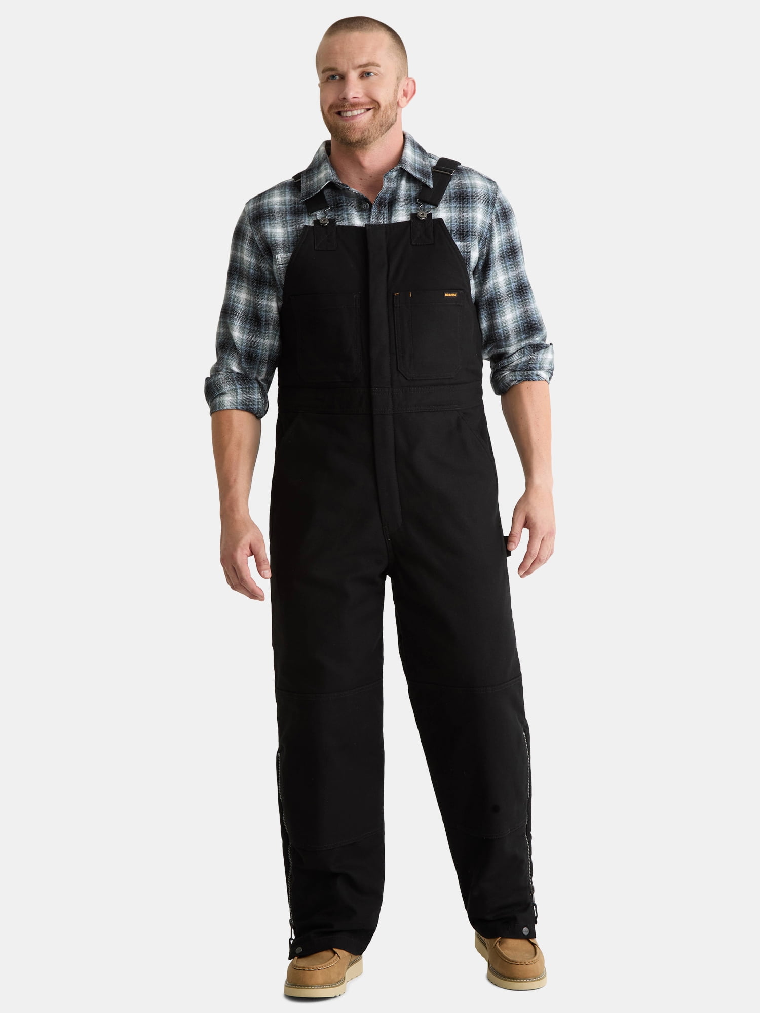 Brahma Men's and Big Men's Insulated Bib Overalls, Sizes M-2XL
