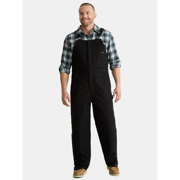 Brahma Men’s and Big Men’s Insulated Bib Overalls, Sizes M-2XL