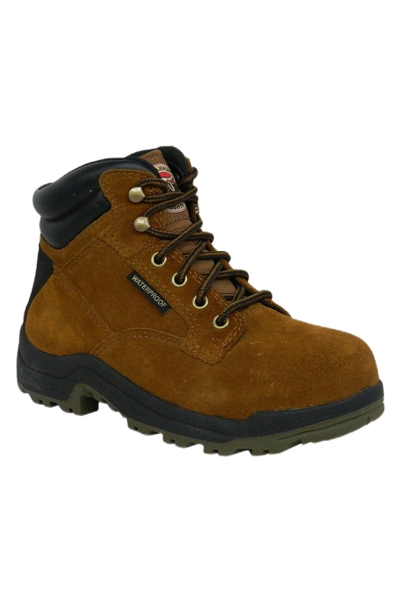 Women's Diane II 6 in Steel Toe Work Boots, Brown
